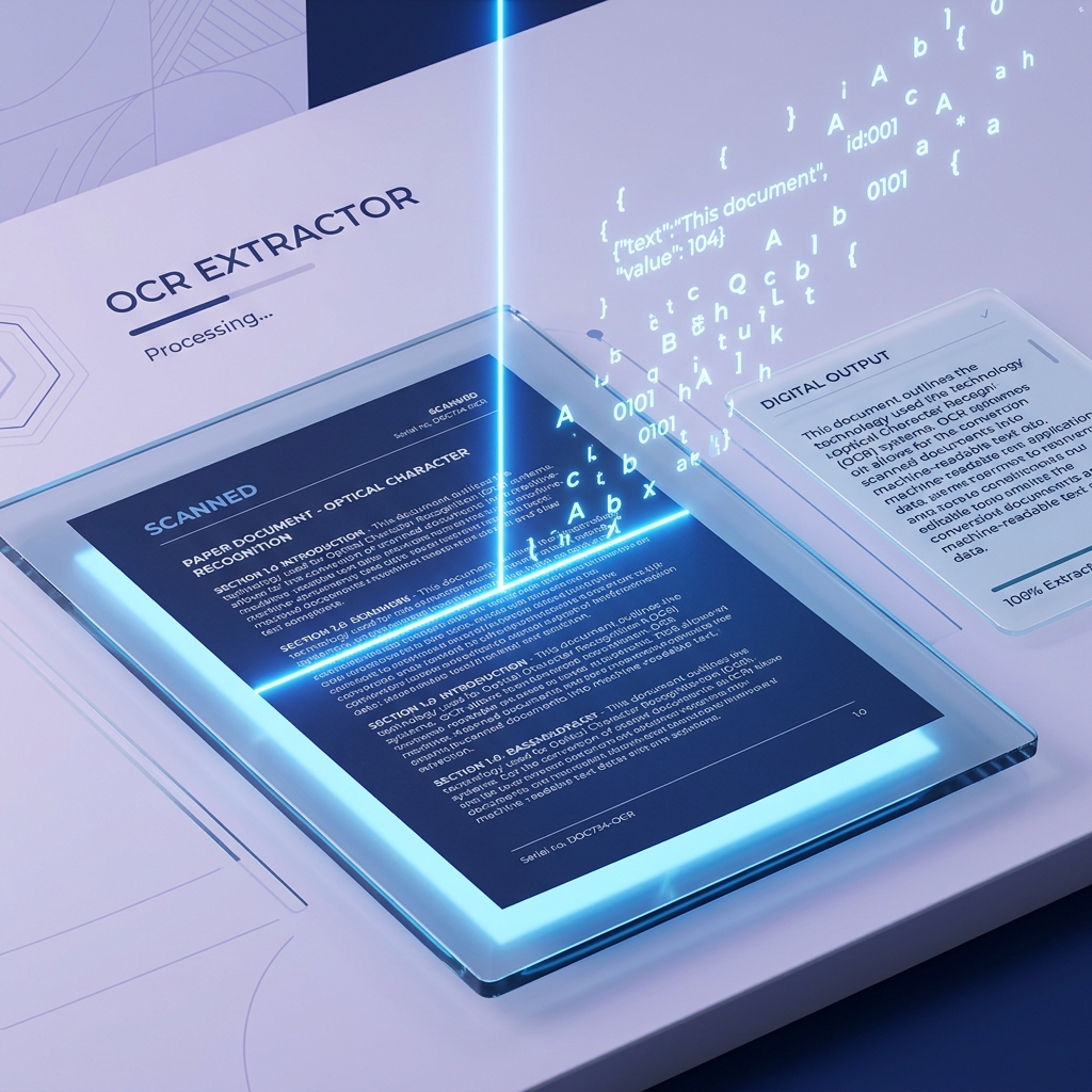 OCR Text Extractor illustration