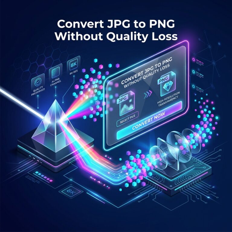 Convert JPG to PNG Without Quality Loss