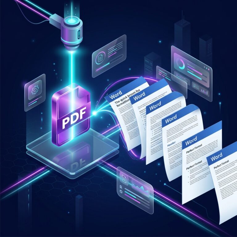 Free Online Tool: Convert PDF to Word Without Format Loss