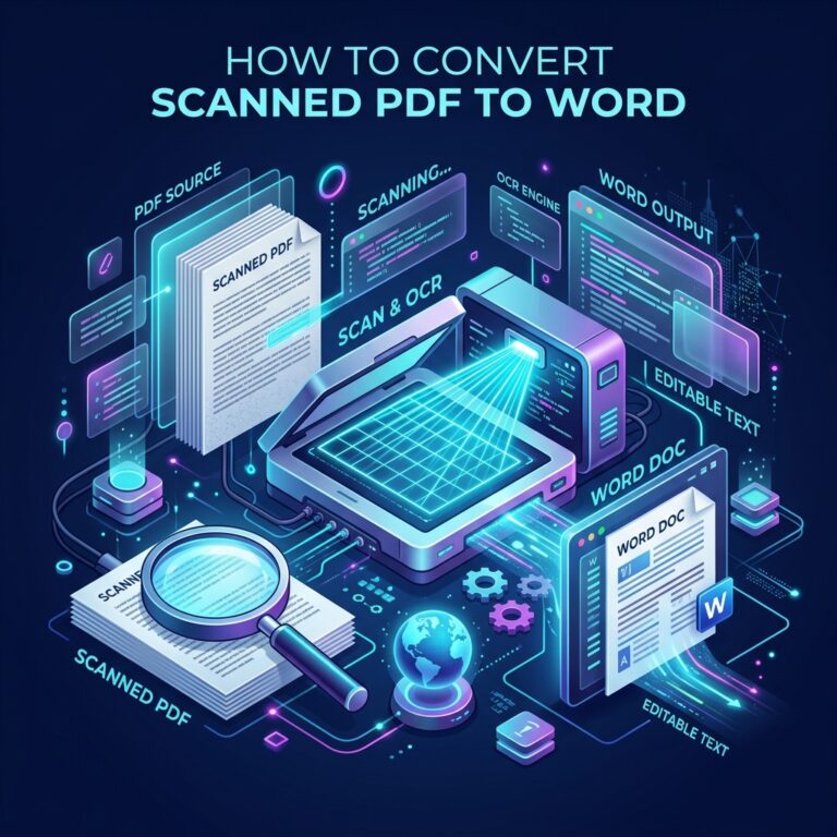 Best Online Utility: How To Convert Scanned Pdf To Word
