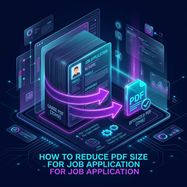 Reliable Online Tool: How To Reduce Pdf Size For Job Application