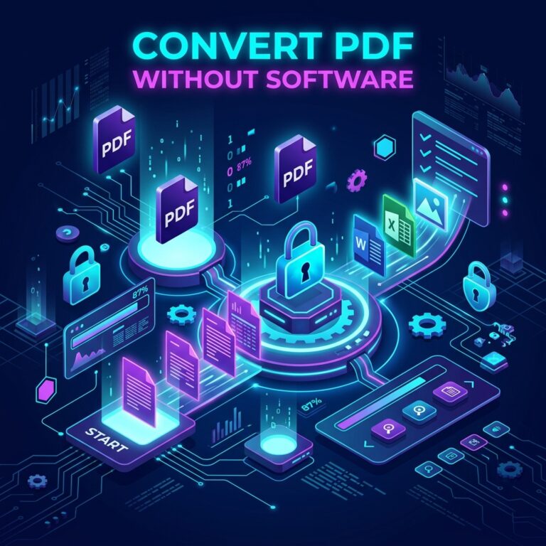 Advanced Utility: Convert Pdf Without Software