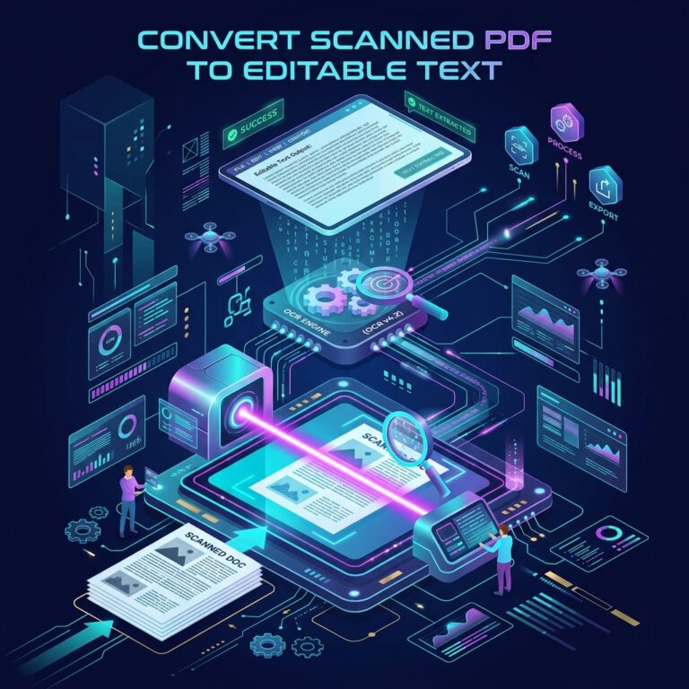 Free Online Tool: Convert Scanned Pdf To Editable Text